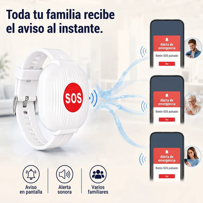 Pulsera de Emergencia con Botón SOS