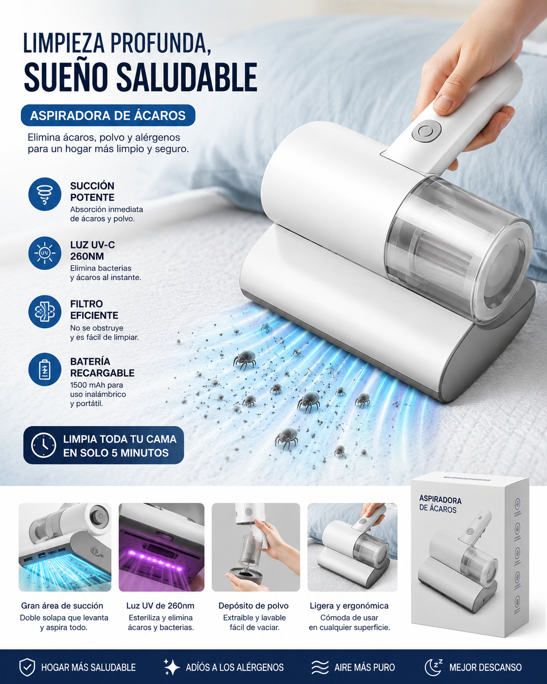 Aspirador AcariClean™